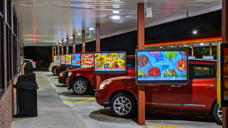 Sonic drive-in area