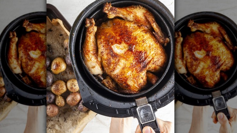 roast chicken in air fryer