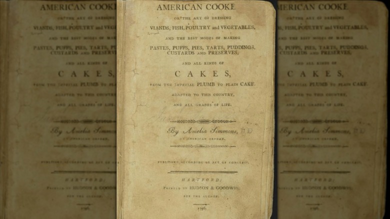 page from American Cookery book