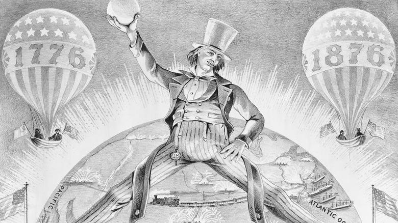 Philadelphia American centennial Uncle Sam