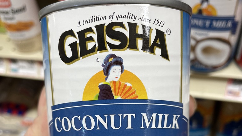 A can of coconut milk