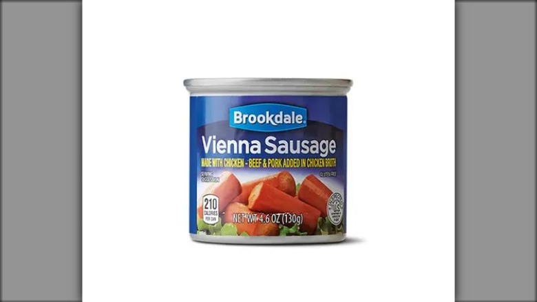 Brookdale Vienna sausage can 