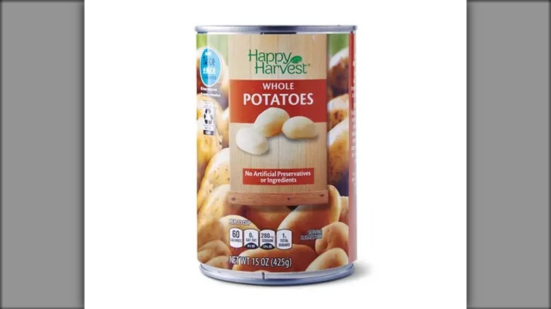 Can of whole potatoes 