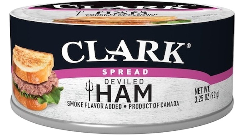 Deviled ham canned meat