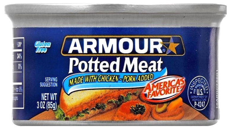 Canned potted meat Armour