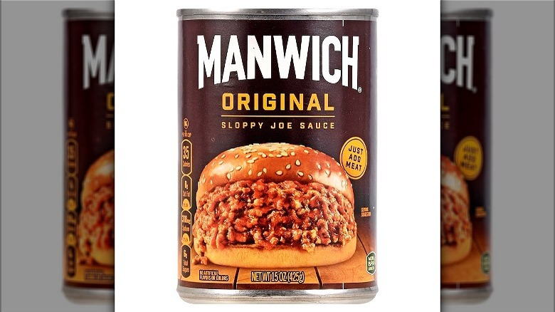 Canned sloppy joe sauce Manwich brand 
