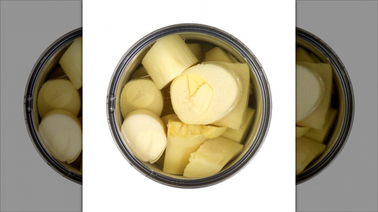 Canned sliced hearts of palm