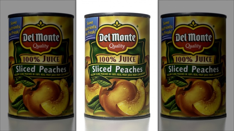 Del Monte canned sliced peaches