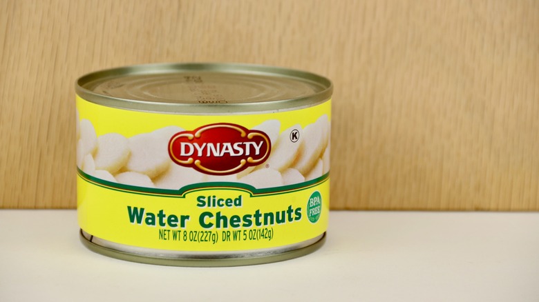 Canned sliced water chestnuts