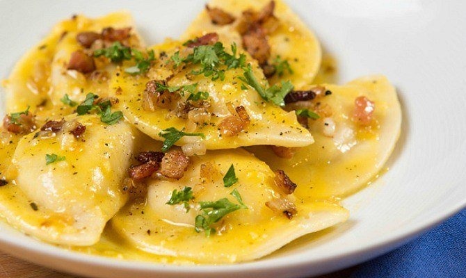 Carbonara Pierogies