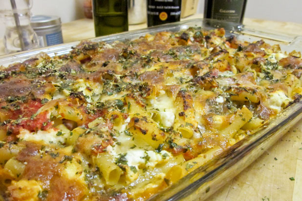 Vegetarian Baked Ziti Casserole