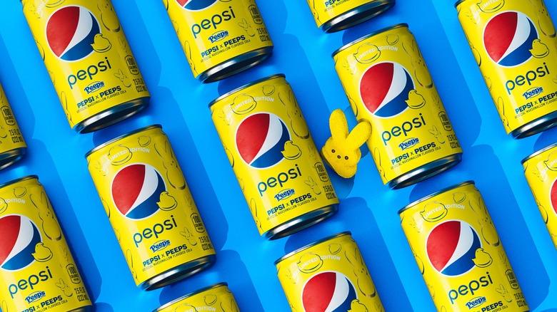 Pepsi x PEEPs soda collaboration