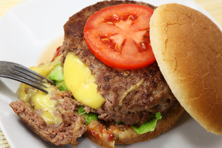 Cheese-Stuffed Burger