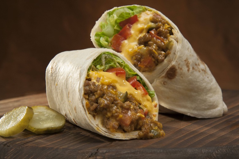 French's Cheeseburger Burritos