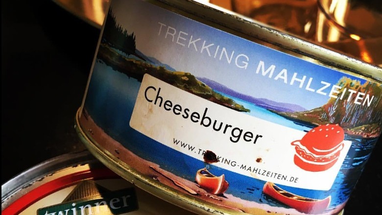 Trekking Mahlzeiten cheeseburger in a can 