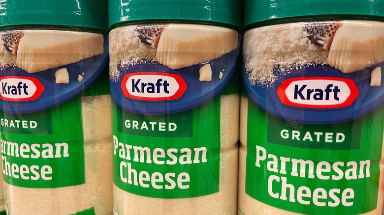 Kraft grated parmesan cheese