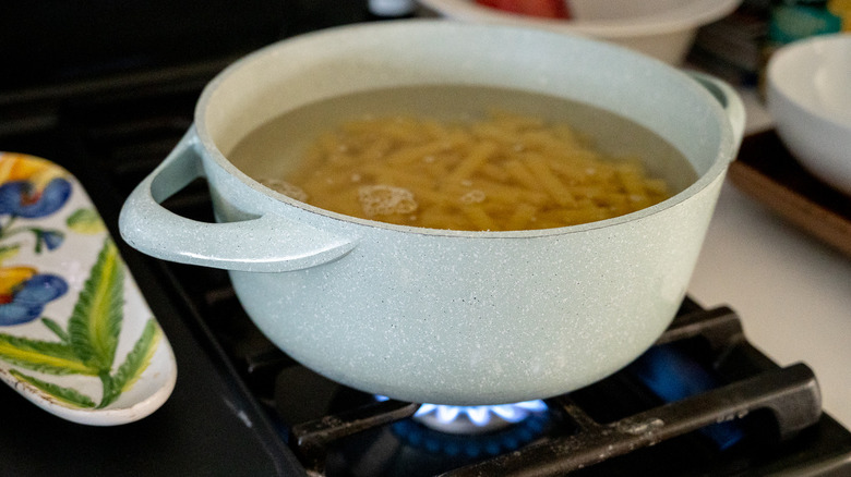 ziti on stove 