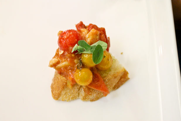 Crab Tomato Crostini