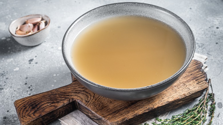 bowl of bone broth