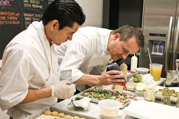 Chef Martin Brock in the Kitchen