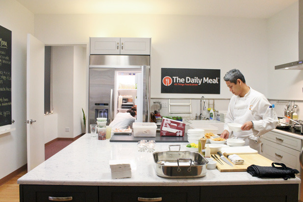 Chef Osaka Prepares Dish