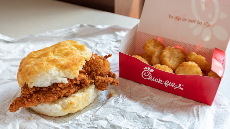 Chick-fil-A fried chicken