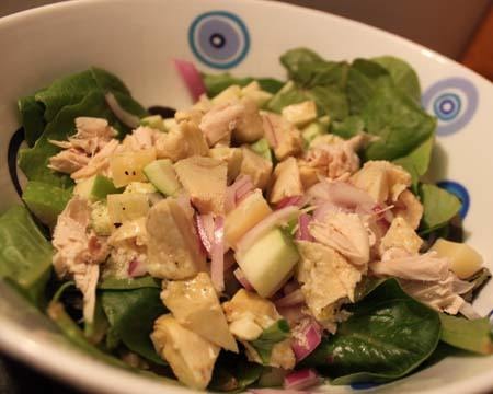 Chicken and Granny Smith Apple Salad