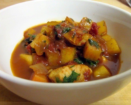 Chicken and Rutabaga Stew