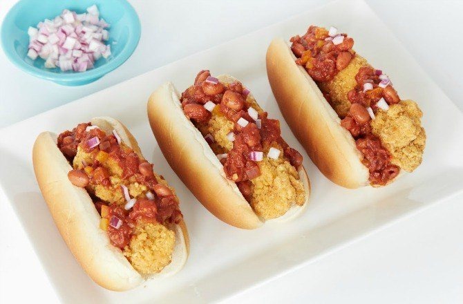 Chicken Chili Dogs