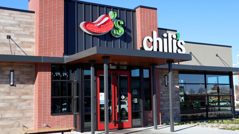 Chili's storefront with signage