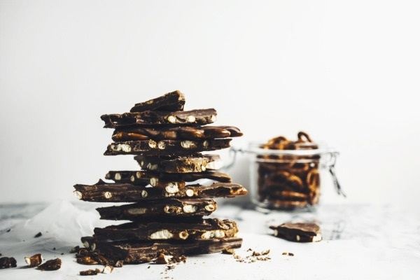 pretzel bark