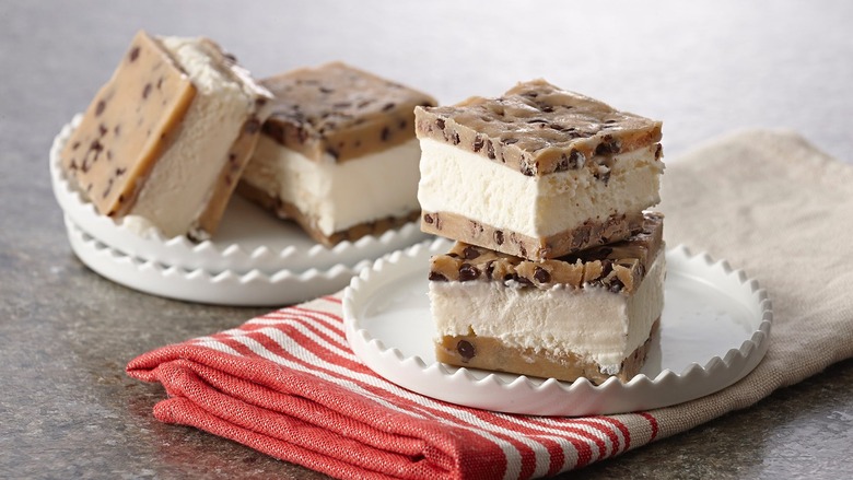 No Bake Cookie Dough Ice Cream Sandwich