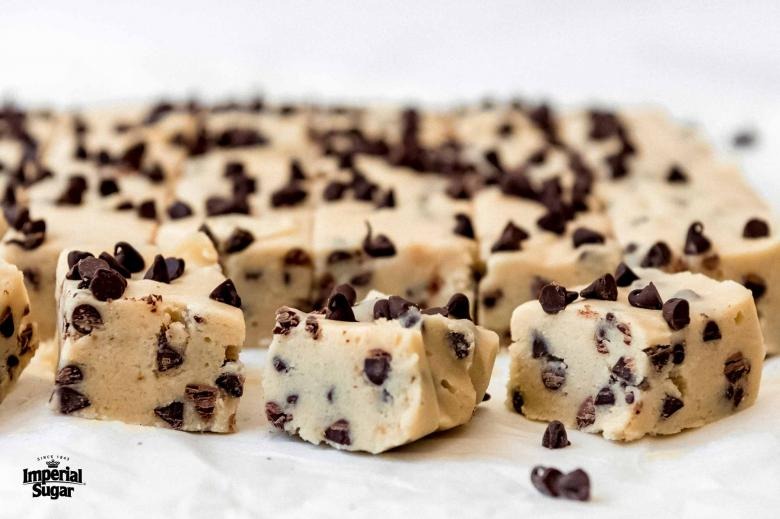 Chocolate Chip Cookie Dough Fudge