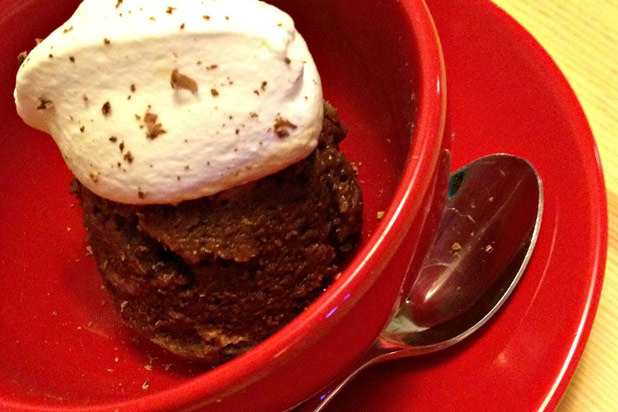 Dark Chocolate and Pomegranate Bread Pudding