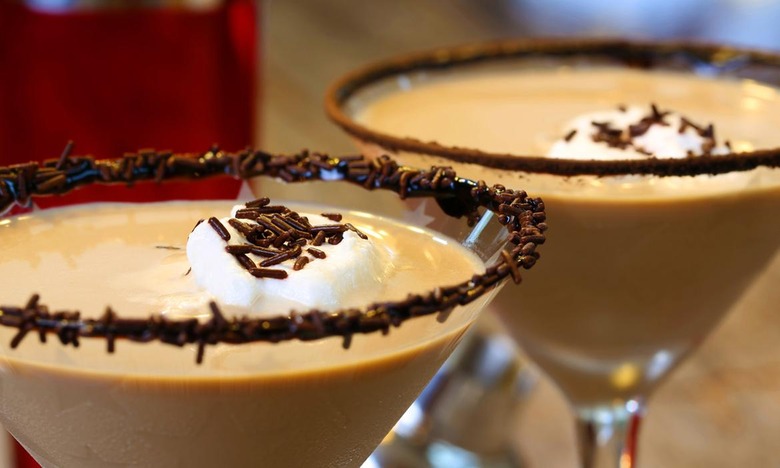 Chocolate cocktails