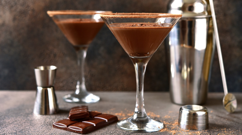 Chocolate martinis