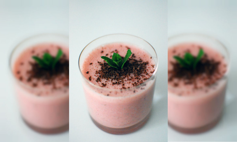 chocolate peppermint smoothie