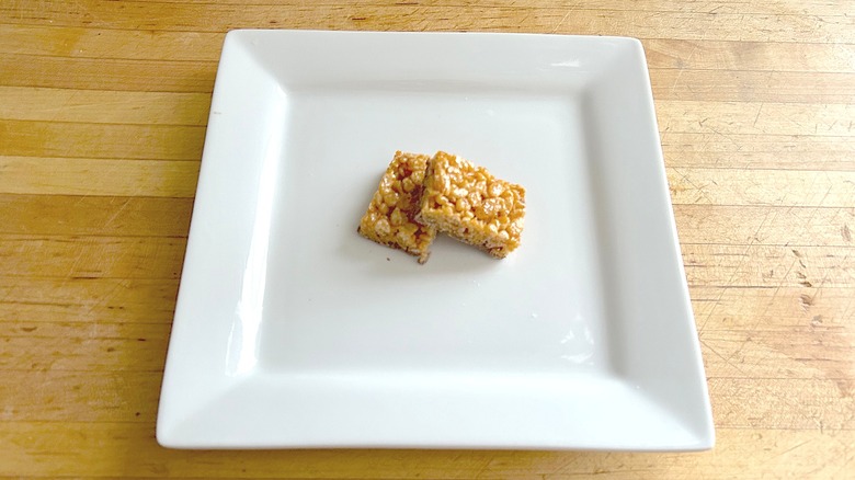 Plated Rice Krispies Treat