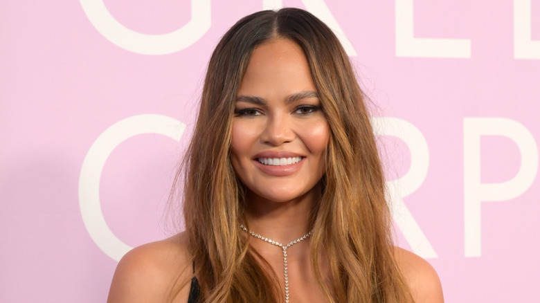 Chrissy Teigen smiling