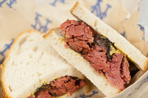 Classic New York Deli Pastrami Sandwich