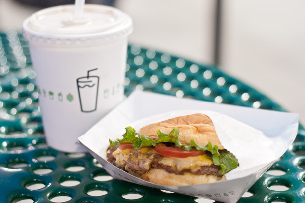 Shack Burger and Milk Shake