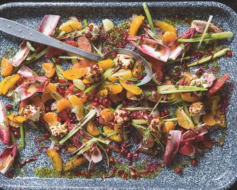 Citrus Salad with Red Radicchio and Pomegranate Dressing