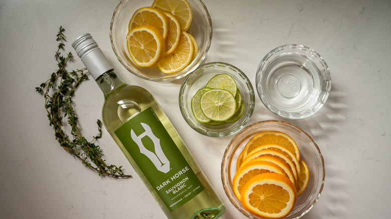 citrusy white sangria ingredients 