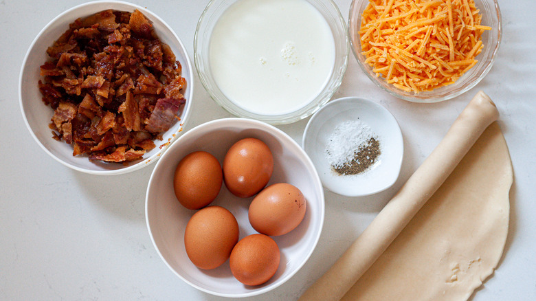 bacon and cheddar quiche ingredients 