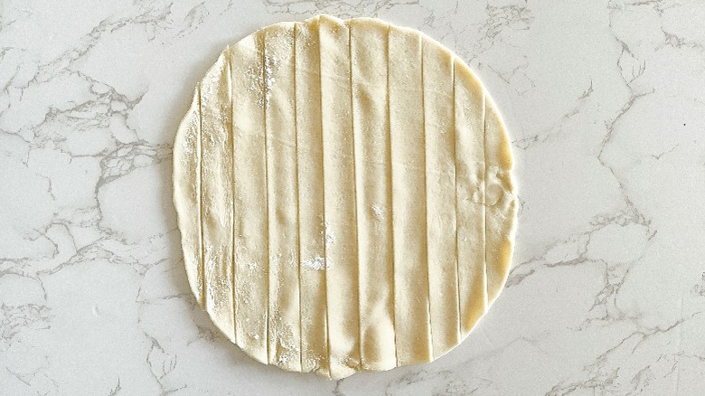 sliced pie crust for lattice