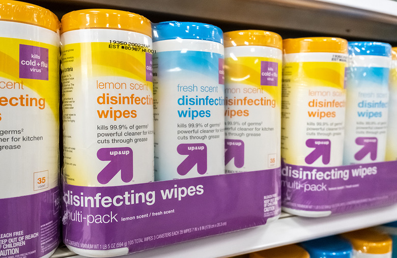 Disinfectant wipes 