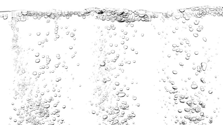 Carbonated water background 