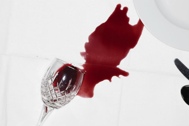 How to Get Red Wine Out of a Tablecloth