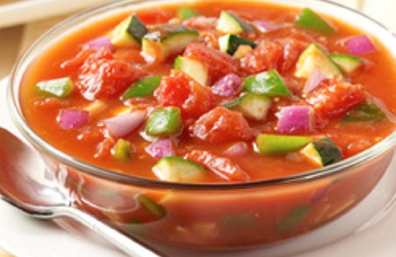 Summer Tomato Vegetable Soup