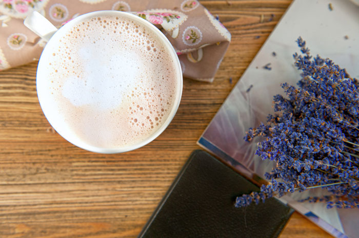 Tea and Lavender Latte